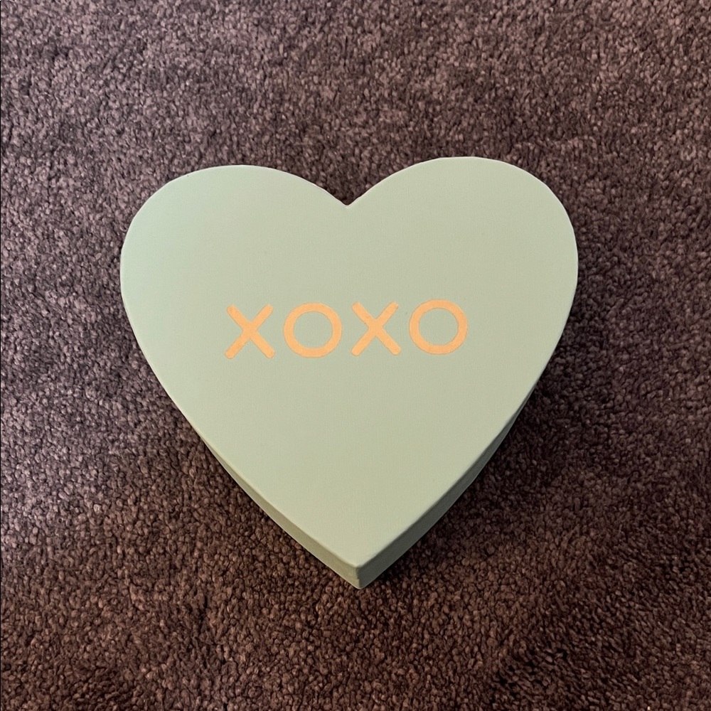 Heart-Shaped Box with XOXO Lid